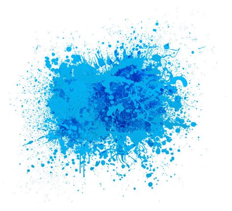 Blue Paint Splatter Clip Art