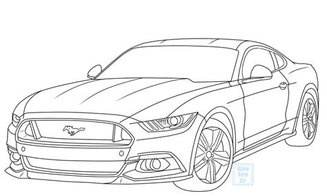 Mustang Outline