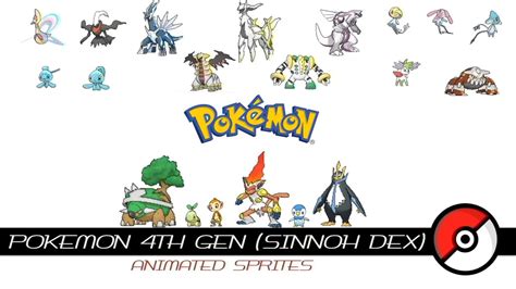 Pokemon 4th Gen (Animated Sprites) - YouTube