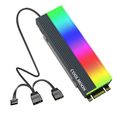 Coolmoon M2 SSD Heatsink RGB kopen - Andriez