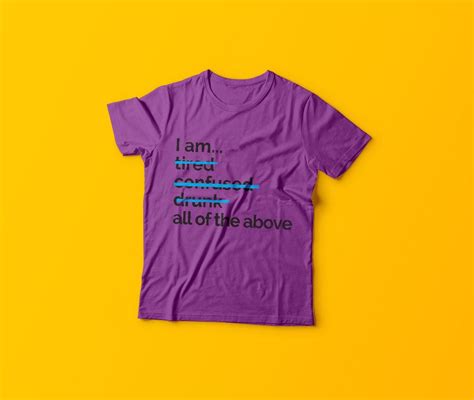 #typographic #tshirt #clothing Personalized T Shirts, Personalised, Typographic, Confused, Tired ...
