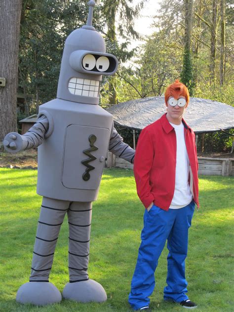 Bender and Fry Costume Cosplay by OlyRider on DeviantArt