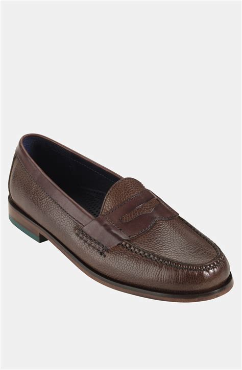 Cole Haan Pinch Penny Loafer in Brown for Men (brown/ dark brown grain) | Lyst