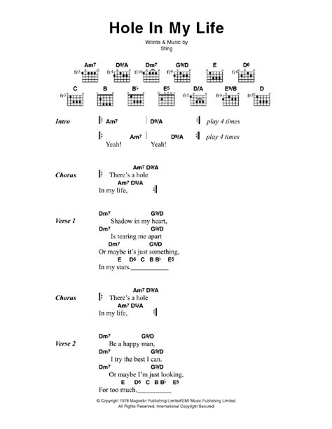 Down In A Hole Chords – Telegraph