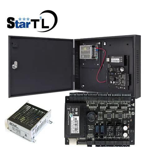 Free Shipping zkTcp/ip C3 200 two door access control panel door access control board +Power ...