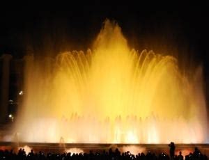 dancing led lighted water fountain free image | Peakpx