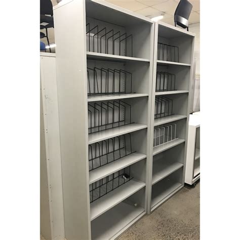 Steel Shelving - 920W x 400D x 2200H - SOLD - Canterbury Used Office Furniture