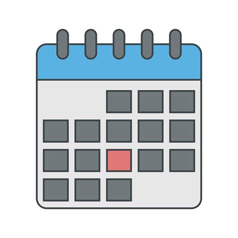 Vector Calendar Icon 353988 Vector Art at Vecteezy