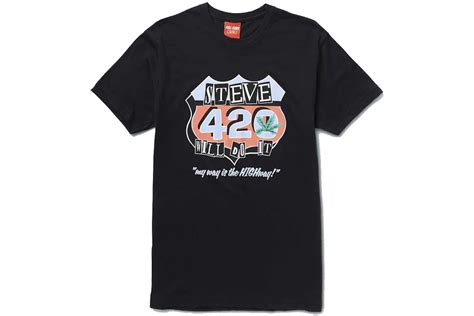 Full Send Steve Will Do It Route 420 Tee Black Men's - SS21 - US