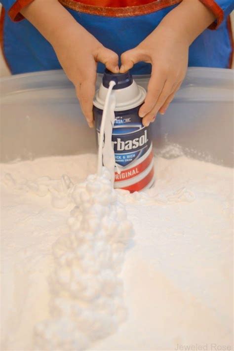 Snow Foam Recipe | Snow recipe, How to make snow, Sensory snow