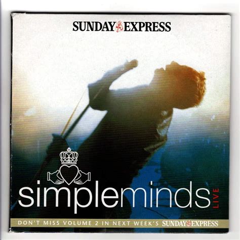 Simple Minds Live Double CD - Rare Promotional Issue By The Sunday ...