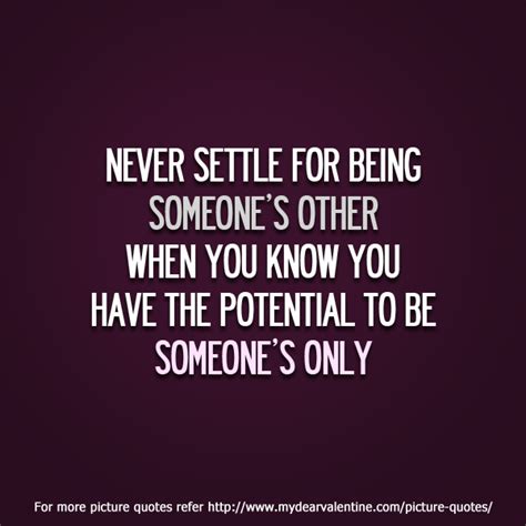 Never Settle Quotes. QuotesGram