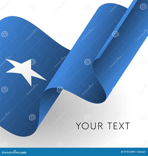 Somalia Flag. Patriotic Design. Vector. Stock Illustration ...