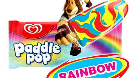 Walls Paddle Pop Rainbow Swirl Ice-Cream - YouTube