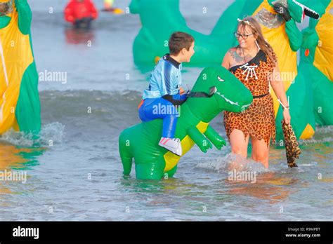 Whitby boxing day dip hi-res stock photography and images - Alamy