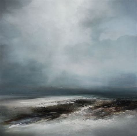 Black Ice - oil on canvas - Neil Nelson | Abstract art landscape ...