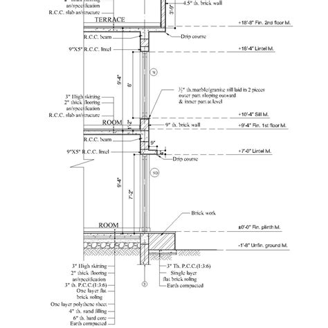 Brick Veneer Wall Section