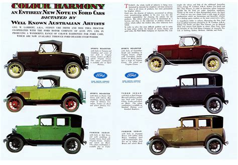 1929 Ford model a paint colors