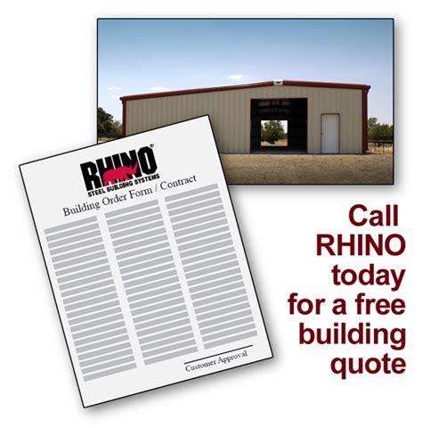 How to Get a Metal Building Quote | Rhino Steel Building Systems