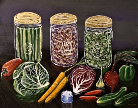 Vegetables in a Jar original acrylic painting canning art | Etsy in 2021 | Preserving vegetables ...