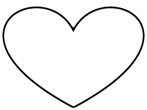 Heart Outline Stencil | Free Images at Clker.com - vector clip art online, royalty free & public ...