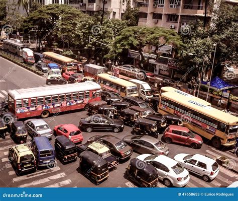 Mumbai Traffic Jam Editorial Stock Photo - Image: 47658653