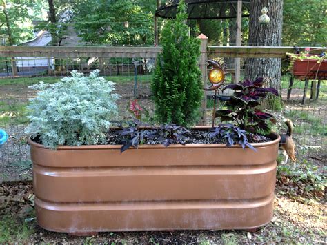 Pin by Kim Woodward on Garden ideas | Garden troughs, Garden planter boxes, Container gardening