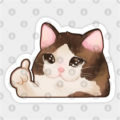 ok meme cat - Memes - Sticker | TeePublic