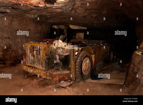 Abandoned mining equipment in a mine Stock Photo: 35257425 - Alamy