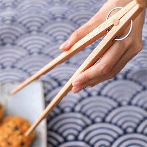 Aliexpress.com : Buy Natural Wooden Food Tongs Kitchen Serving Tools ...