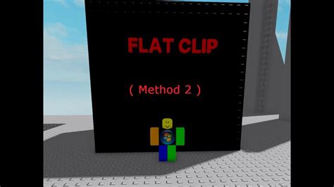 How to do a flat clip in Roblox (Method 2) - YouTube