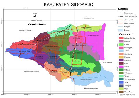 PETA KABUPATEN SIDOARJO