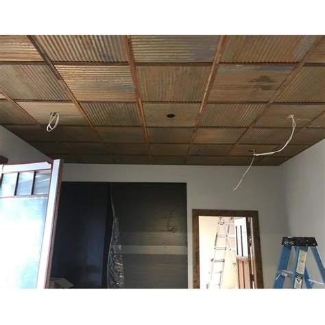 Corrugated Metal Ceiling Tiles – DakotaTin By Rusher Products, LLC