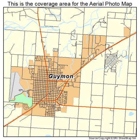 Aerial Photography Map of Guymon, OK Oklahoma