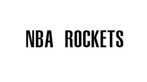 NBA Rockets Font Free Download - Ezzee Fonts