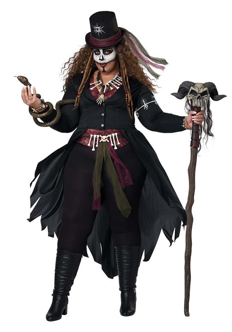 Plus Size Voodoo Magic Women's Costume