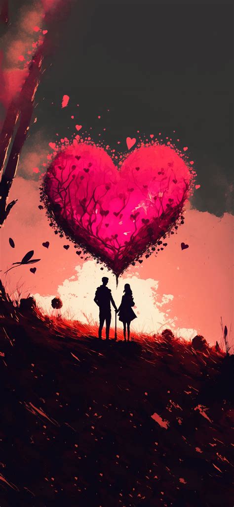 Love Heart Art Valentines Day Wallpapers - Love Heart Wallpapers