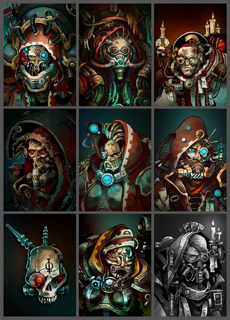 Tatiana Barbesolle - MECHANICUS- Warhammer 40k // Character & Portraits ...