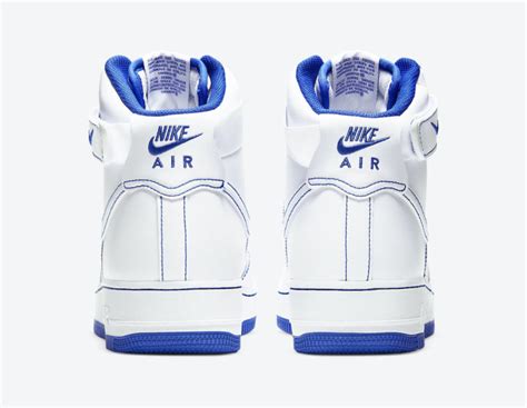 Nike Air Force 1 High White Royal Blue CV1753-101 Release Date - SBD