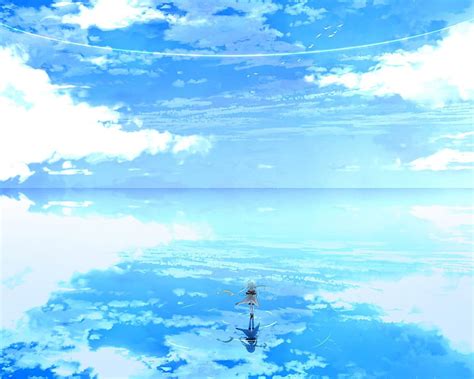 1284x2778px, 2K free download | Horizon, scenic, bonito, anime, beauty ...