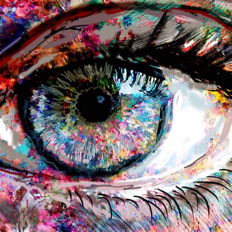 Auge Kunstwerk Auge Kunstdruck Augen Malerei | Etsy