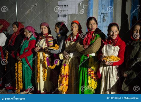 Kullu, Himachal Pradesh, India - December 21, 2018 : Himachali Women in ...