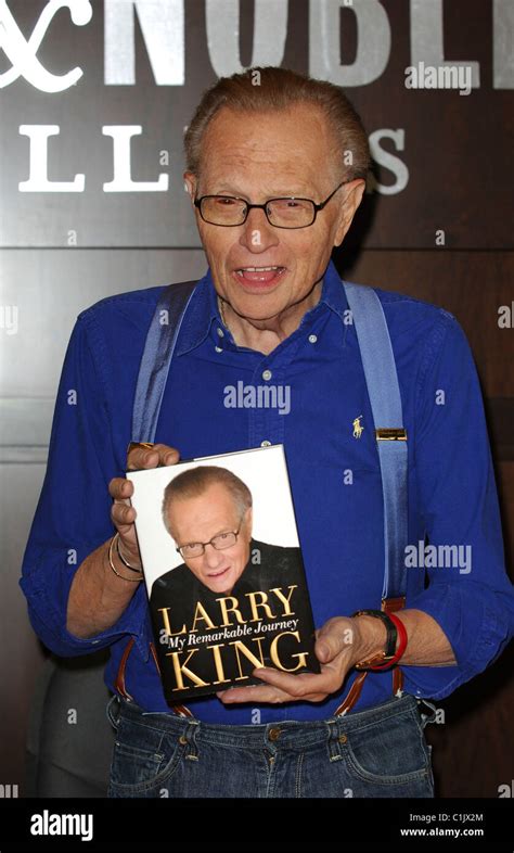 Larry King at the book signing of his latest book 'My Incredible Journey' held at Barnes & Noble ...