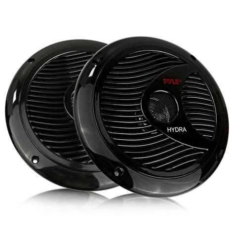 Pyle Dual 6.5'' Waterproof Marine Speakers, Full Range Stereo Sound ...