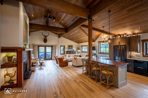 single story barndominium interior - Google Search | Barn house design, Garage with living ...