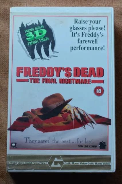 NIGHTMARE ON ELM Street Freddy's Dead | VHS | PAL | Rental | Guild EUR 40,98 - PicClick FR