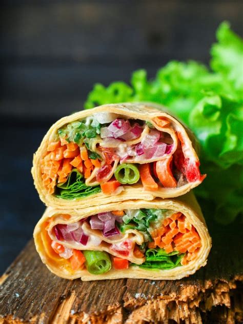 Easy & Fresh Veggie Wraps - EatPlant-Based