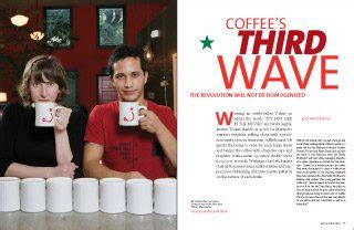 Coffee's Third Wave - Imbibe Magazine