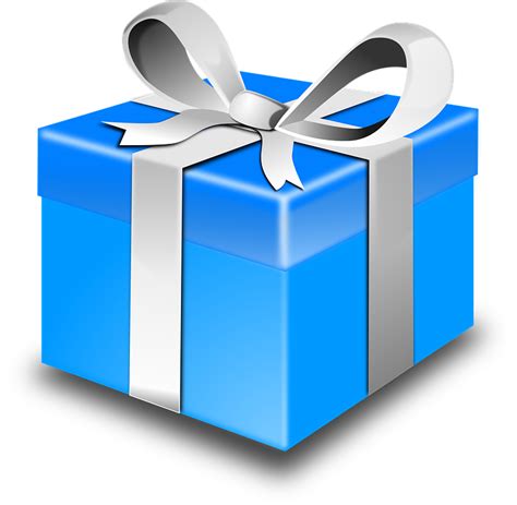 Présente Cadeau Bleu · Images vectorielles gratuites sur Pixabay