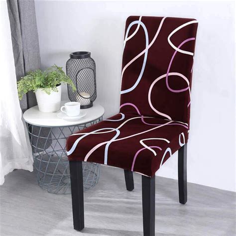 Chair Covers|Stretch Washable Dining Room Chair Covers|Soft Spandex Elastic Chair Cover|Seat ...